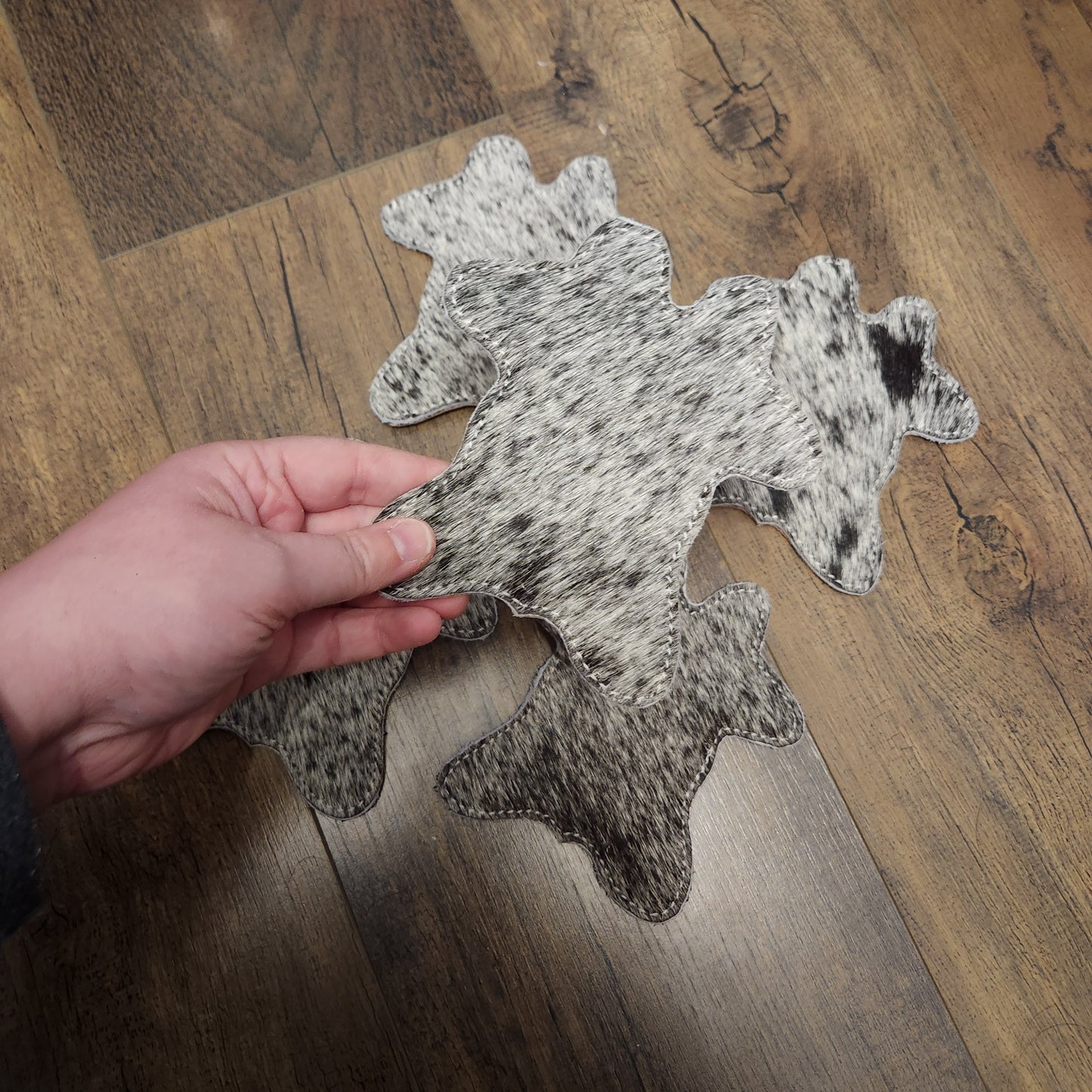 Cowhide Earring Holder