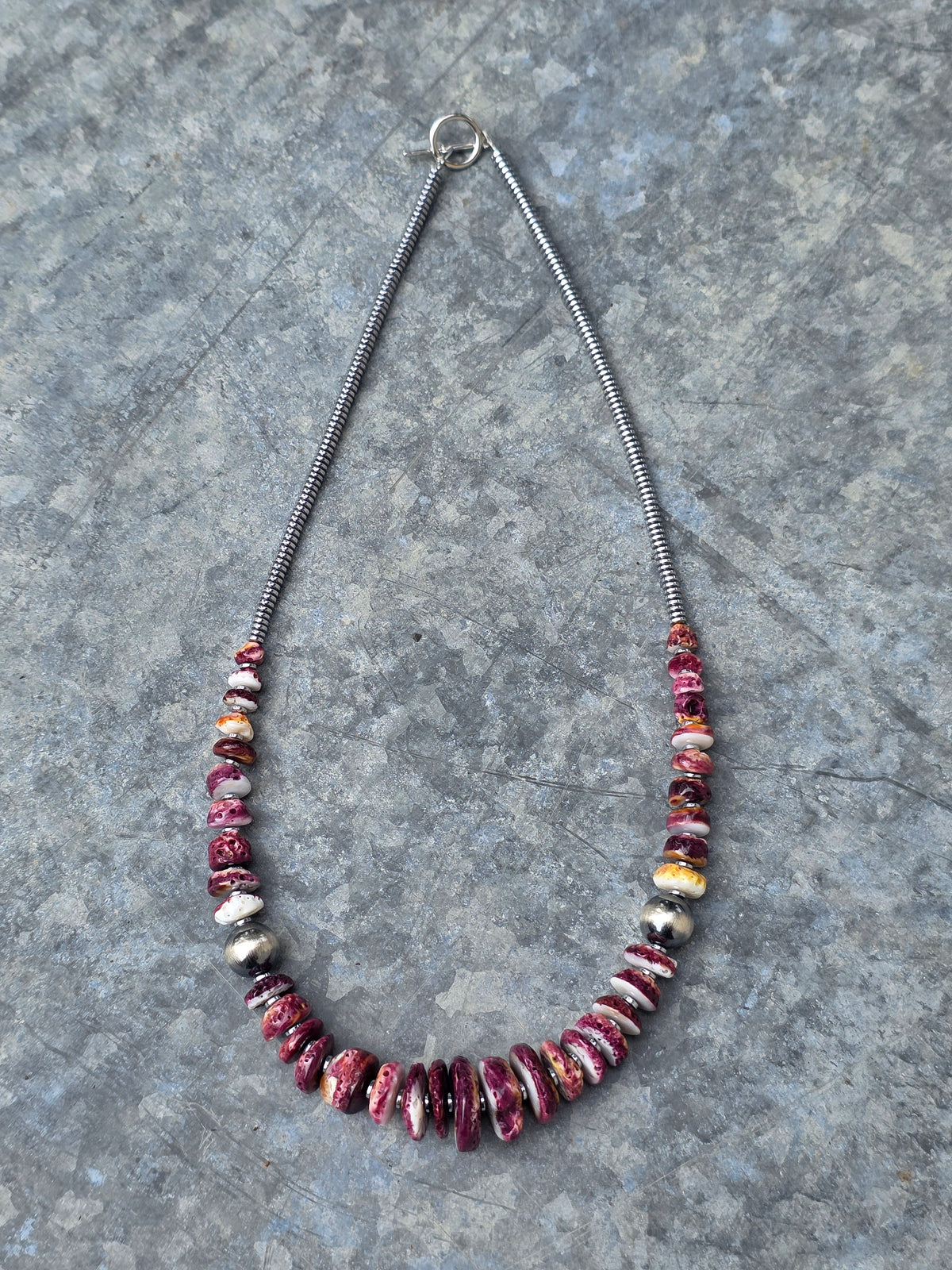 Purple Spiny Necklace