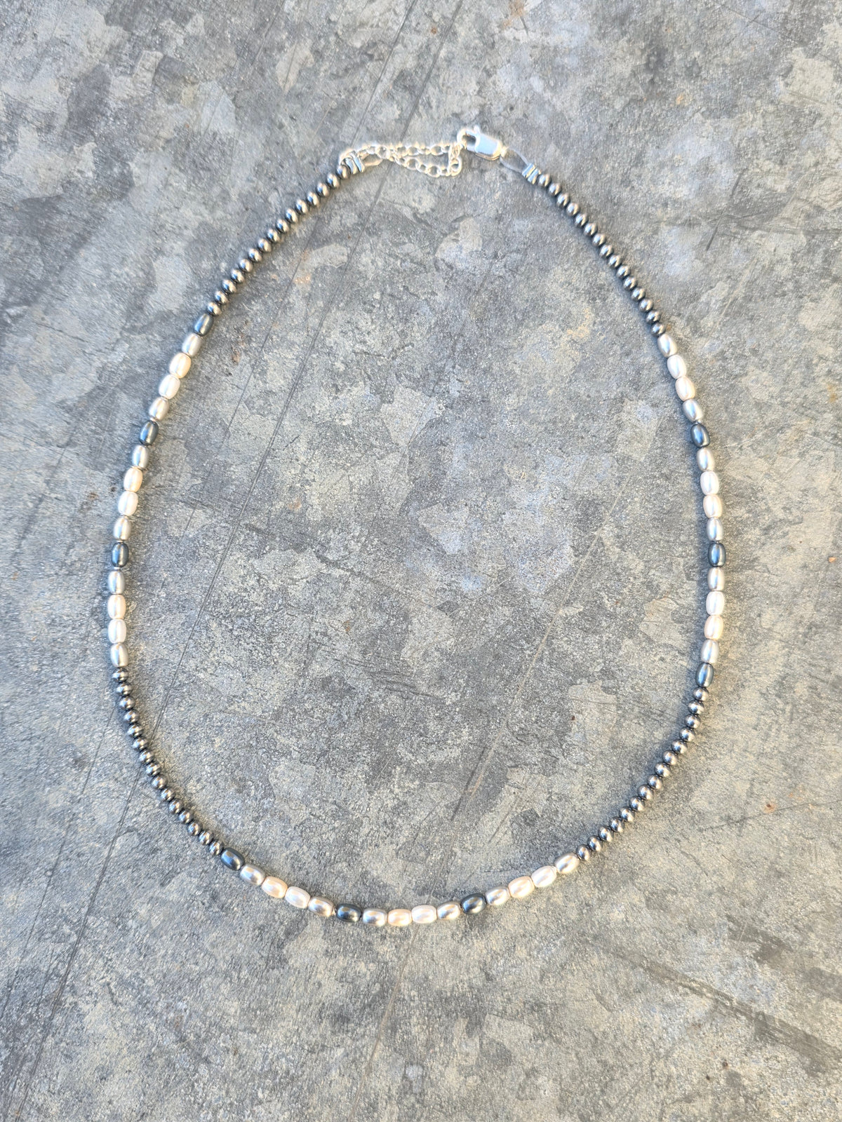 Freshwater & Sterling Pearl Necklace