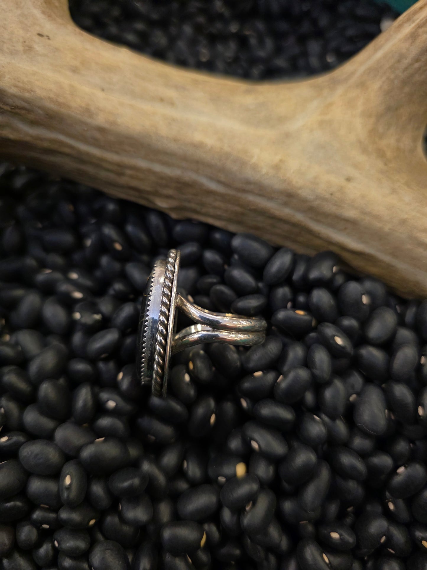 Size 8 Blackjack Ring