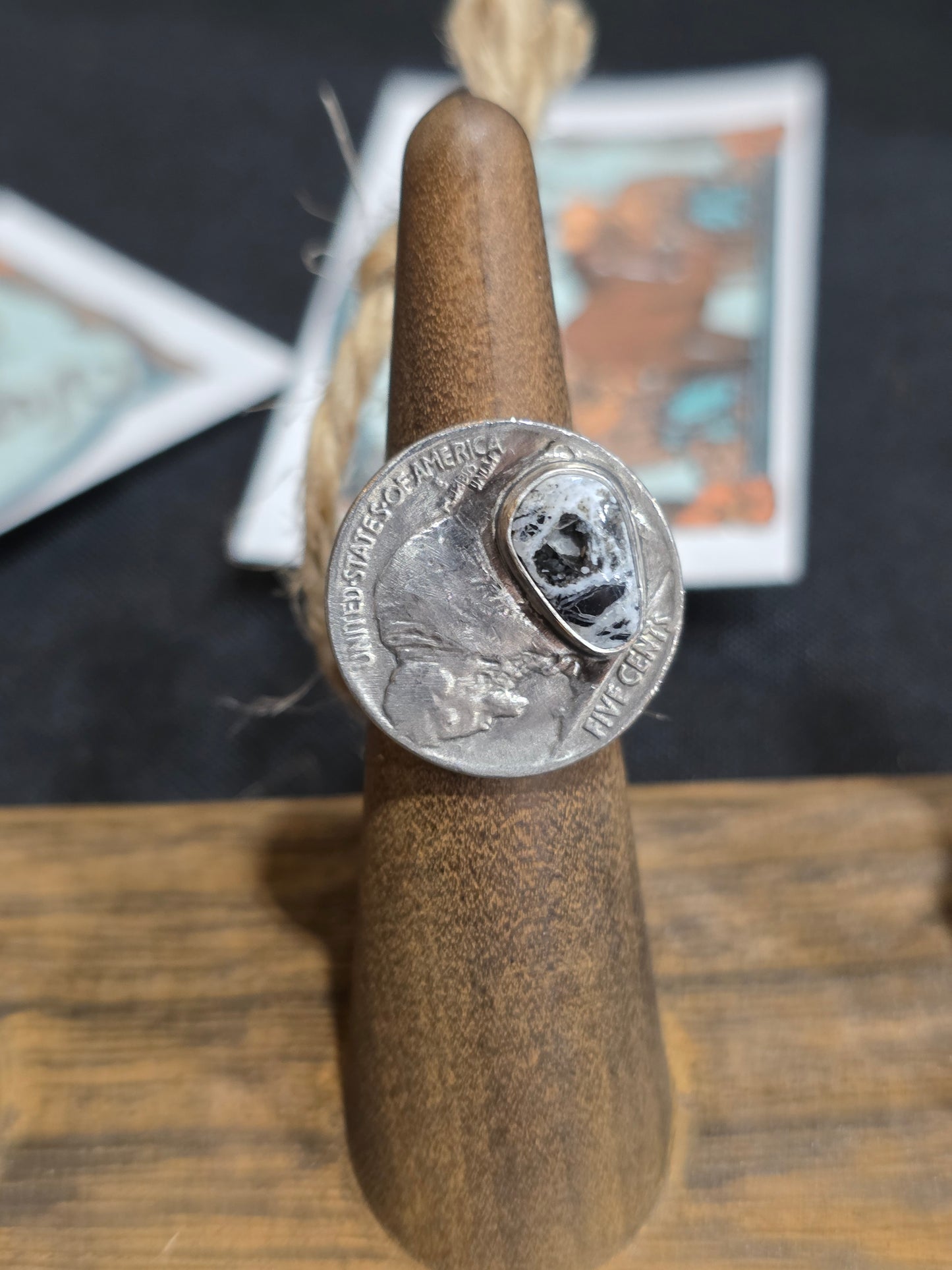 Size 5 Buffalo Nickel Ring
