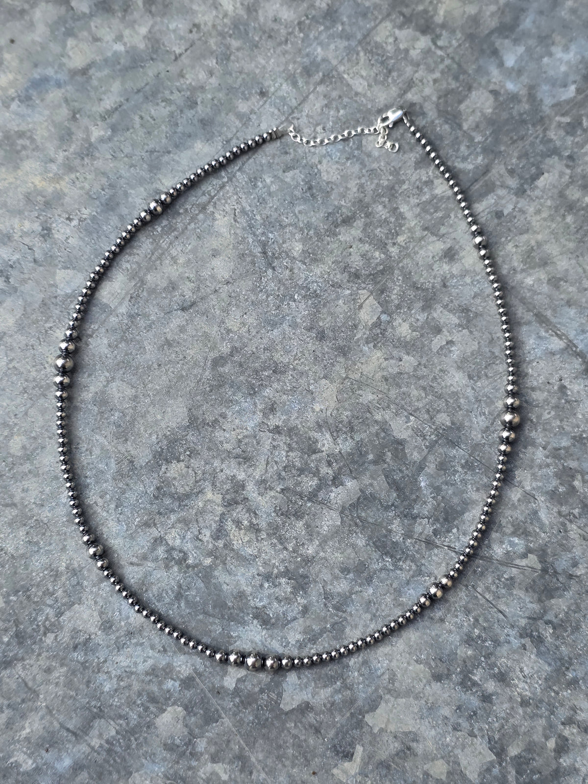 20" 3mm Graduated Sterling Pearl Necklace