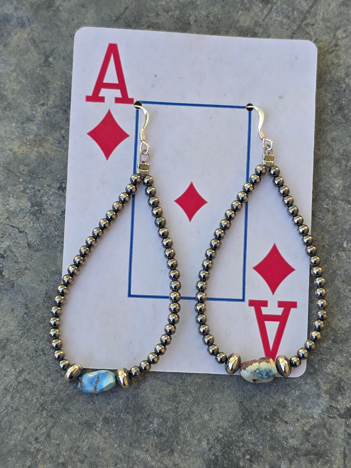 Golden Hill & Sterling Pearl Earrings