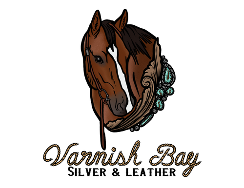 Varnish Bay Silver & Leather logo