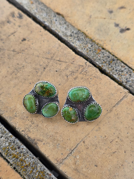 Cielo Turquoise Stud Earrings