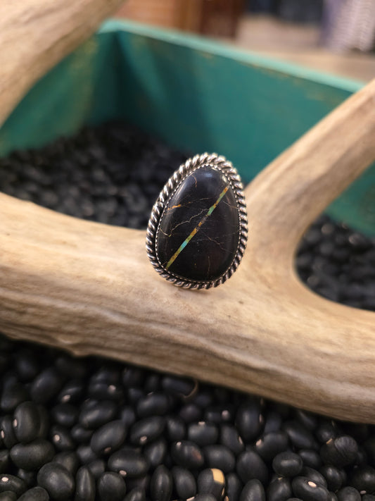 Size 8 Blackjack Ring