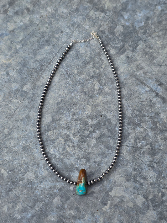 Turquoise Nugget Necklace