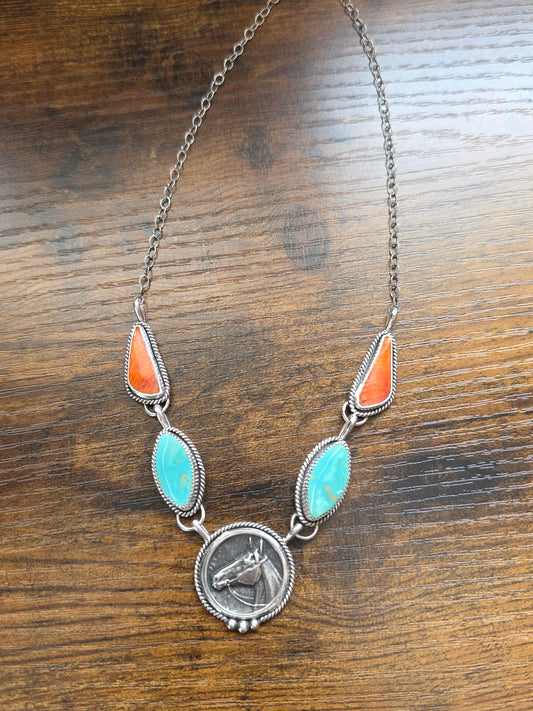 Sunset Saddle Necklace