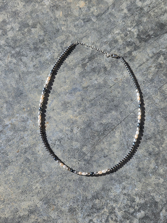 Freshwater & Sterling Pearl Necklace