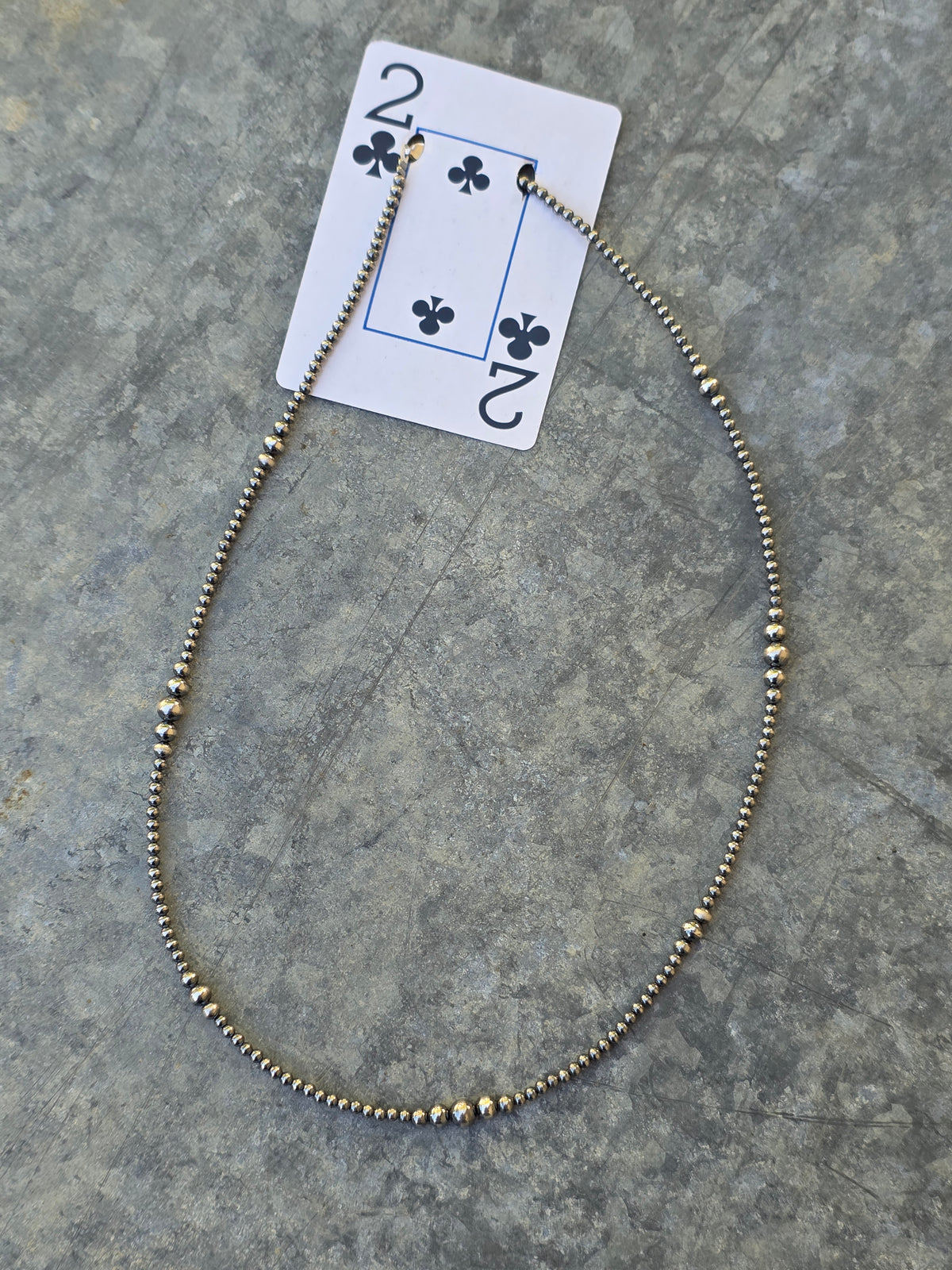 4mm 22" Graduated Sterling Pearl Necklace