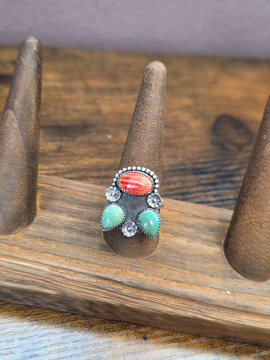 Flower Garden Ring 8.75