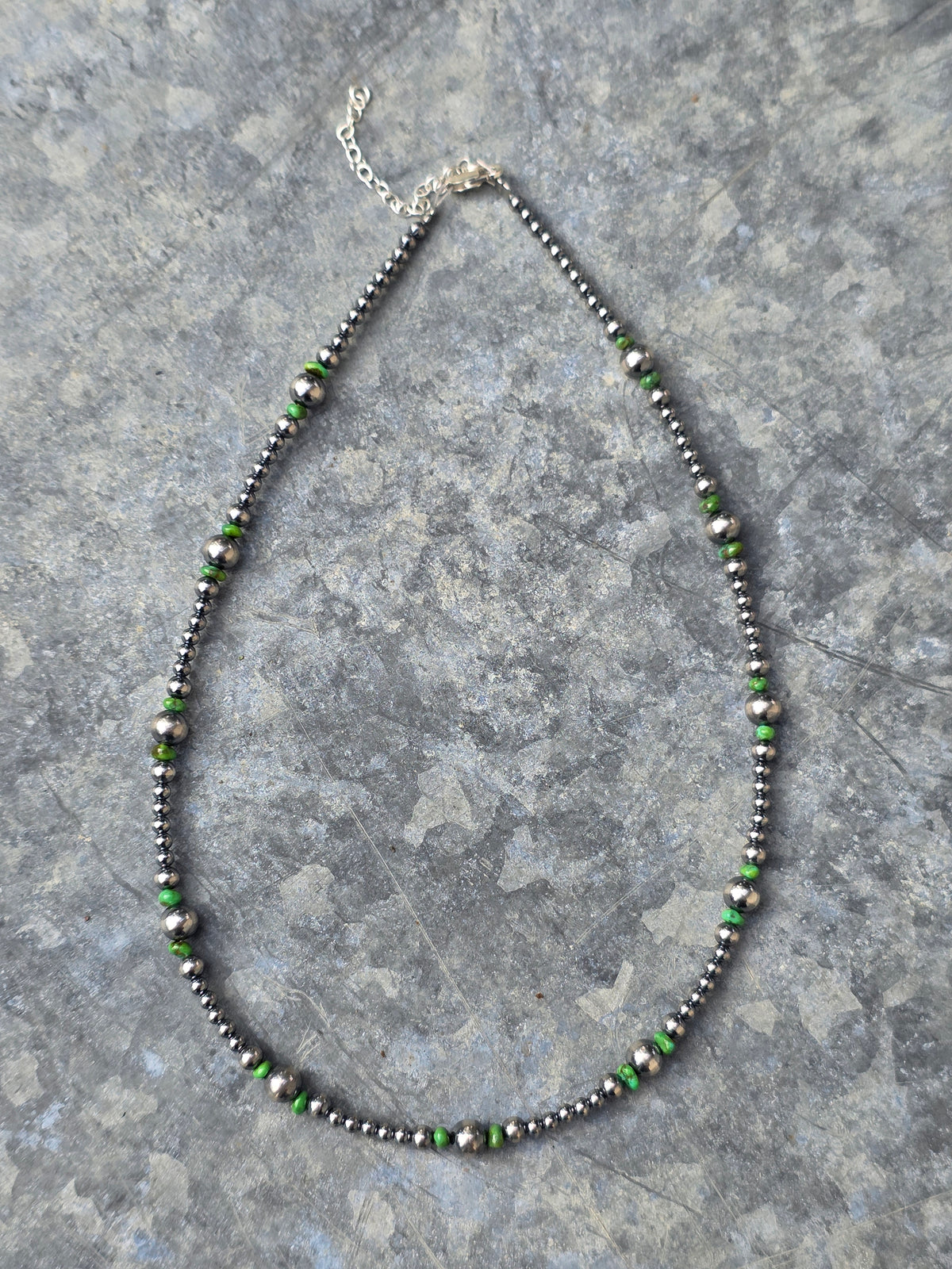Sonoran & Sterling Pearl Necklace