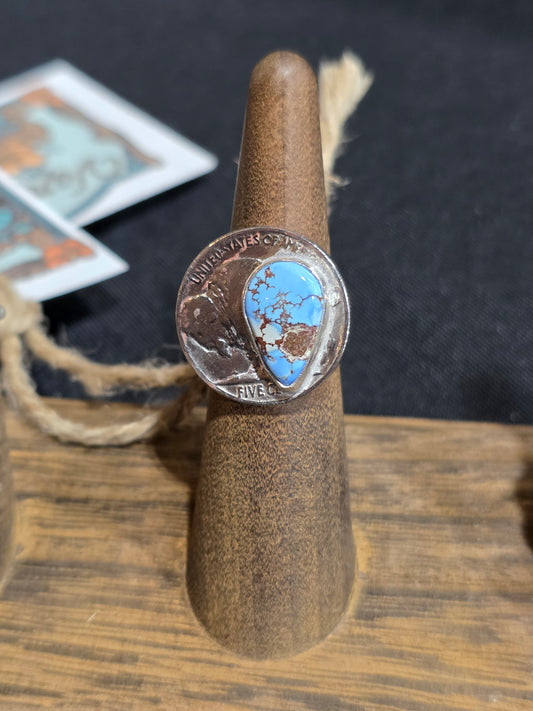 Golden Hills Buffalo Nickel Ring